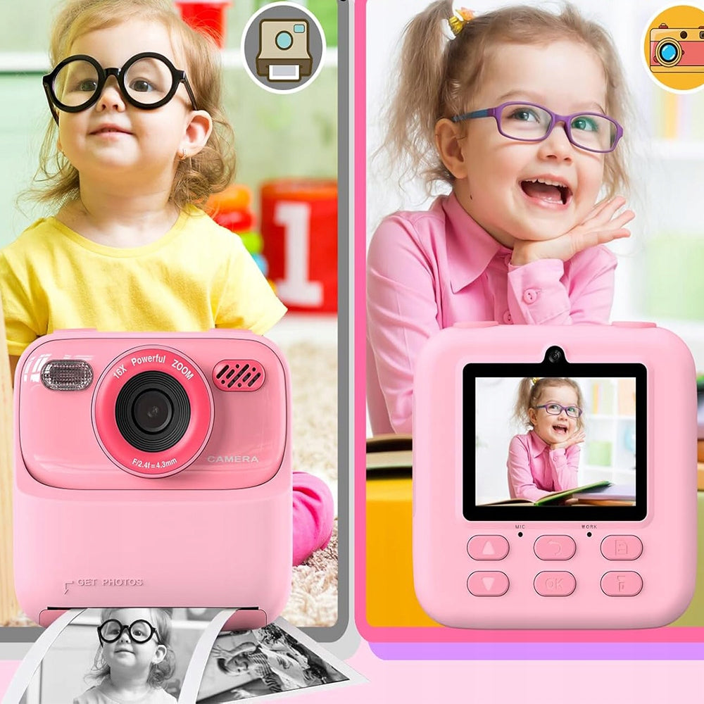 HD CAMERA FOR INSTANT PRINTS FOR KIDS GAMES 32GB GIFT Brand Bedee