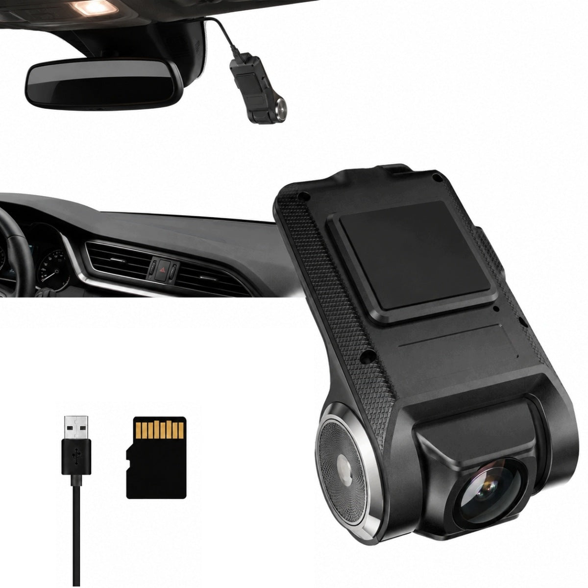 HD Car Camera USB DVR ADAS 170° ANDROID VIDEO RECORDER