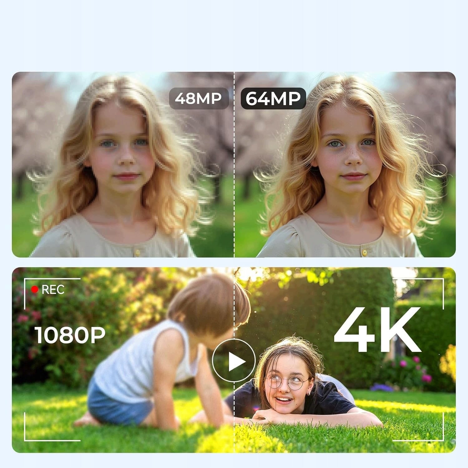 HD DIGITAL CAMERA 18x Digital 4K 6400MP 1200mAhPORTABLE Resolution 800 Mpx