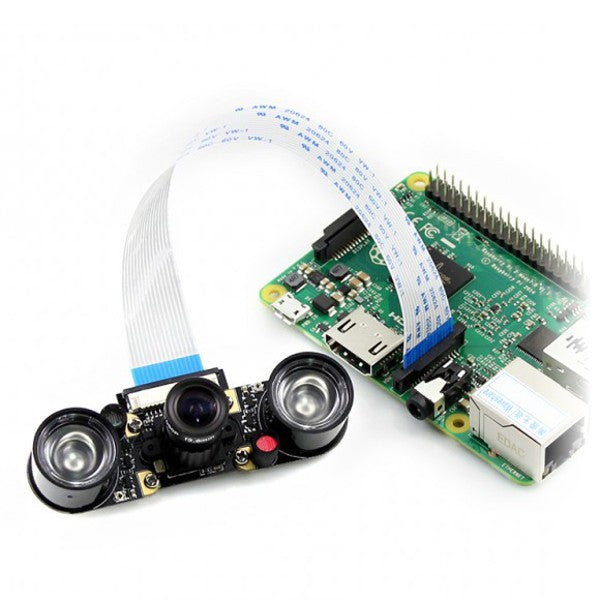 HD Night Vision H OV5647 5Mpx Camera - Wide Angle IR for Raspberry Pi