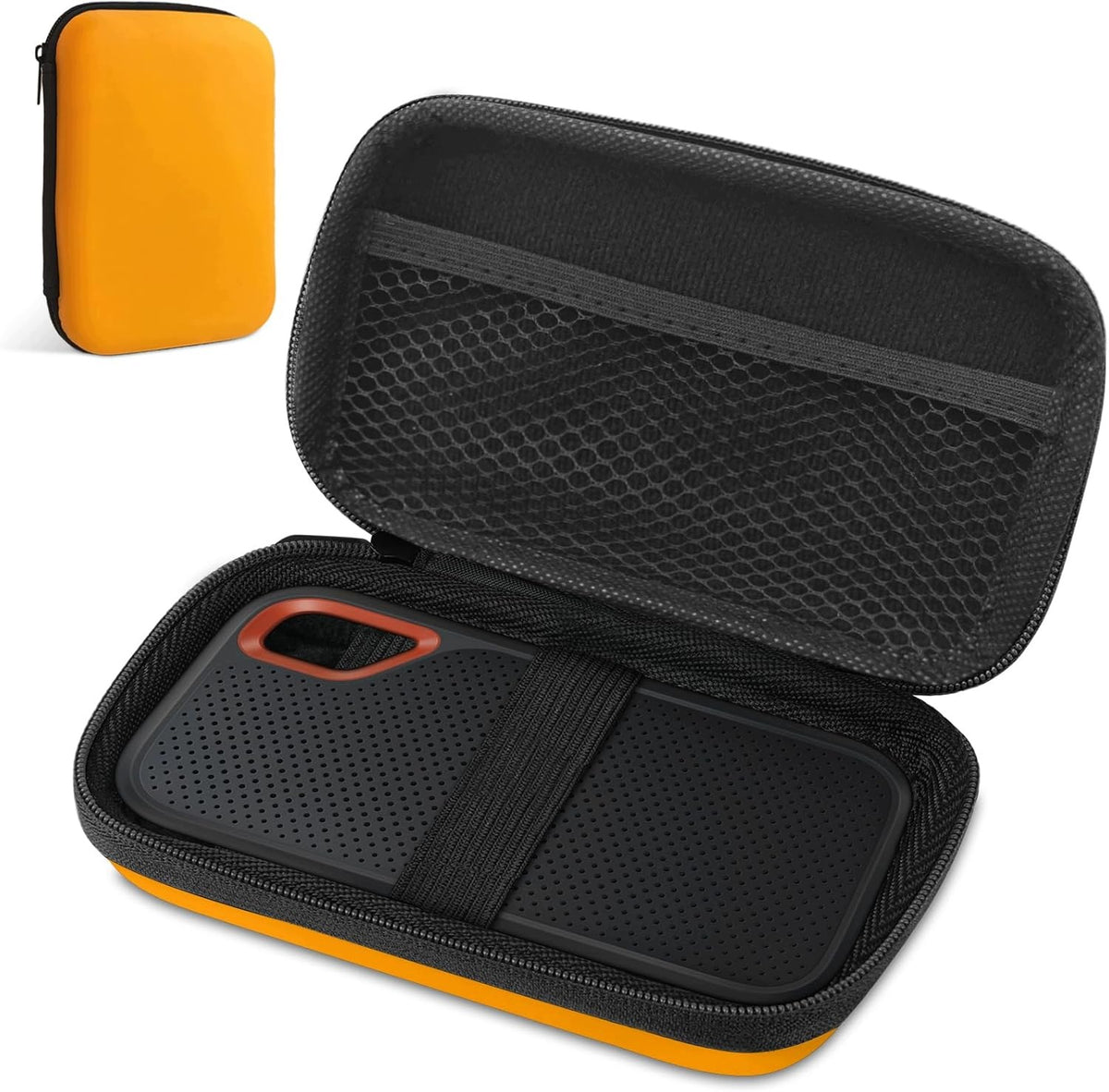 HDD SSD DRIVE CASE CABLE ORGANIZER ACCESSORIES WATERPROOF TRAVEL CASE