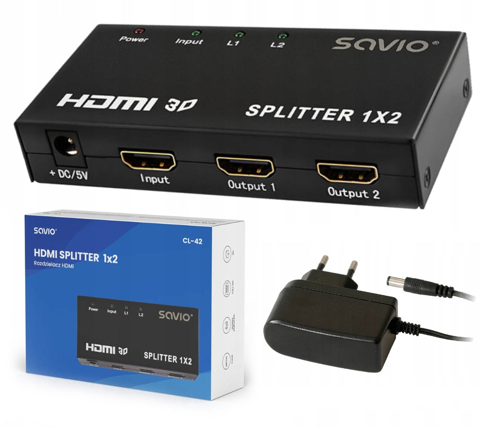HDMI 1/ 2 TV Splitter HD 4K Signal Splitter