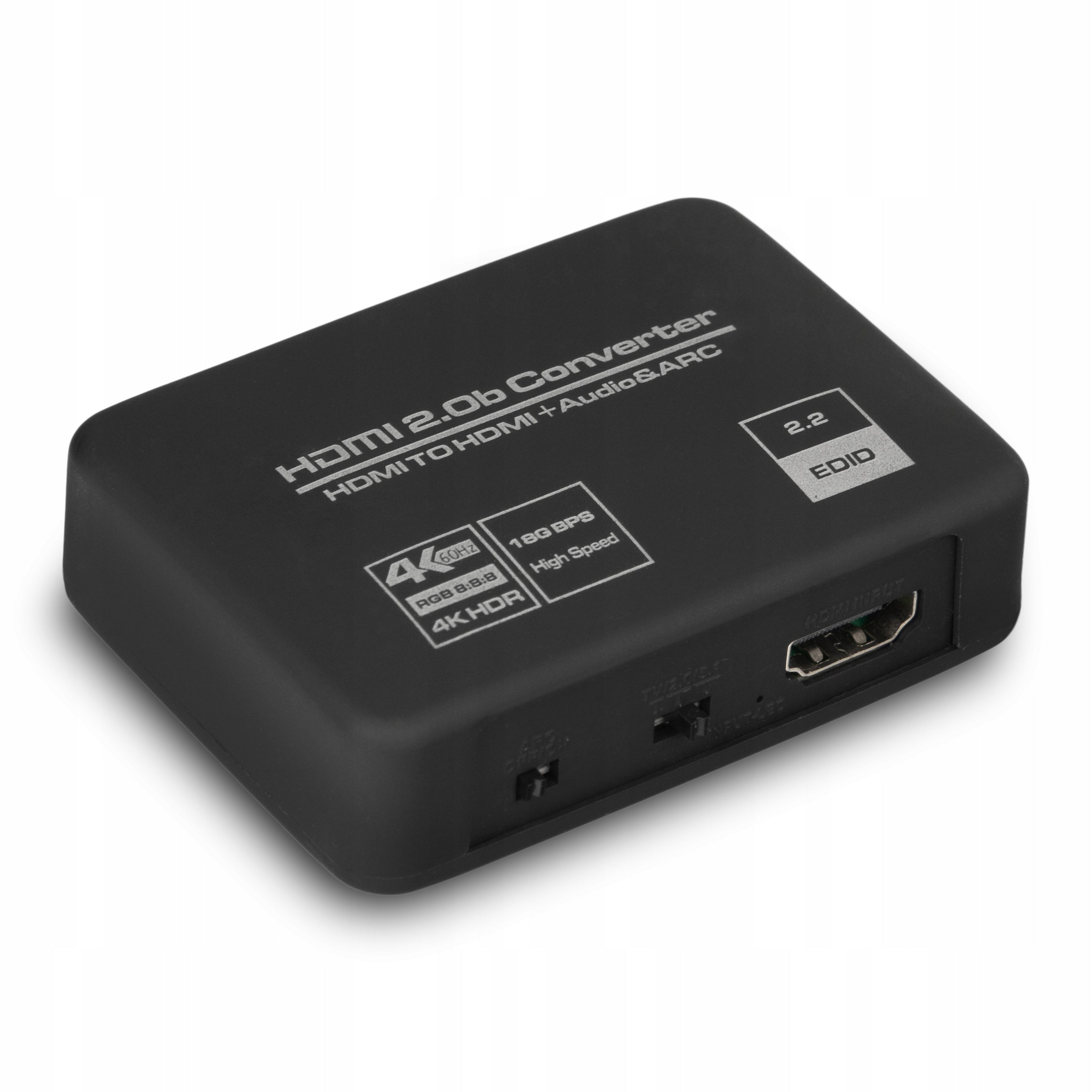 HDMI 2.0 TOSLINK AUDIO CONVERTER ARC TOSLINK CINCH AUX HDCP 4K Packaging status original