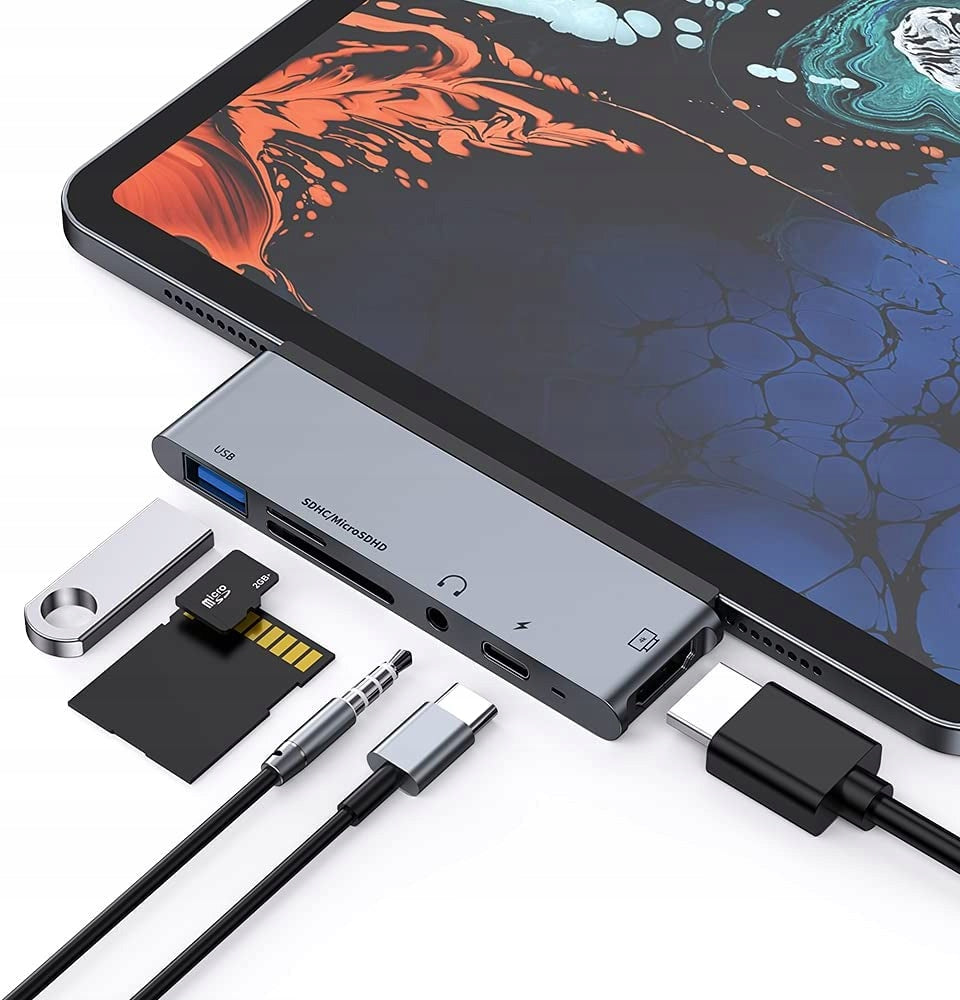 HDMI Adapter 4K USB 3.0 Audio Card Reader 3,5mm