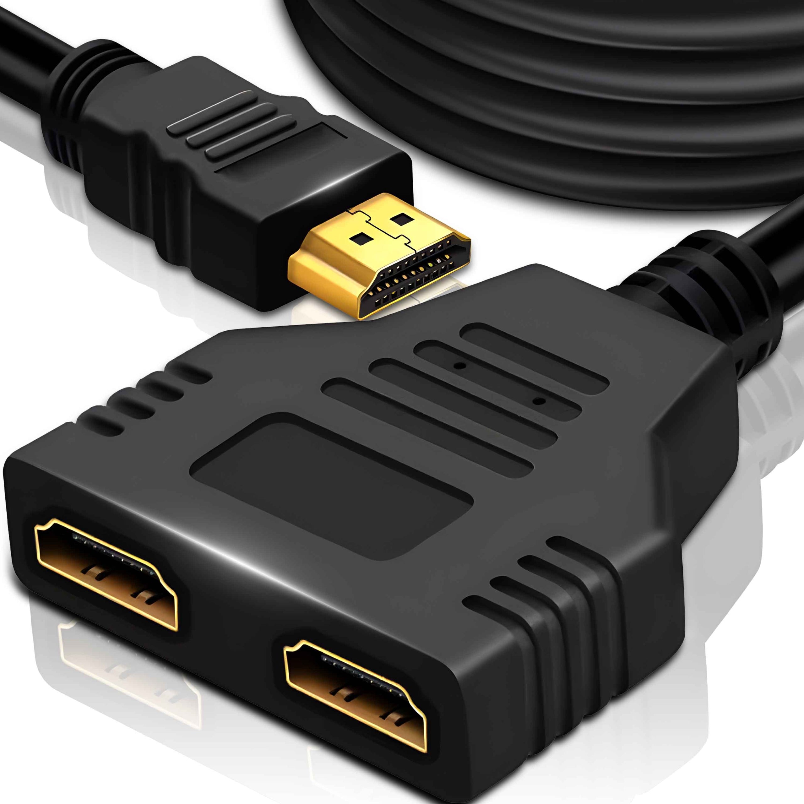 HDMI SPLITTER 2 PORTS SWITCH CABLE FULL HD 4K/60HZ