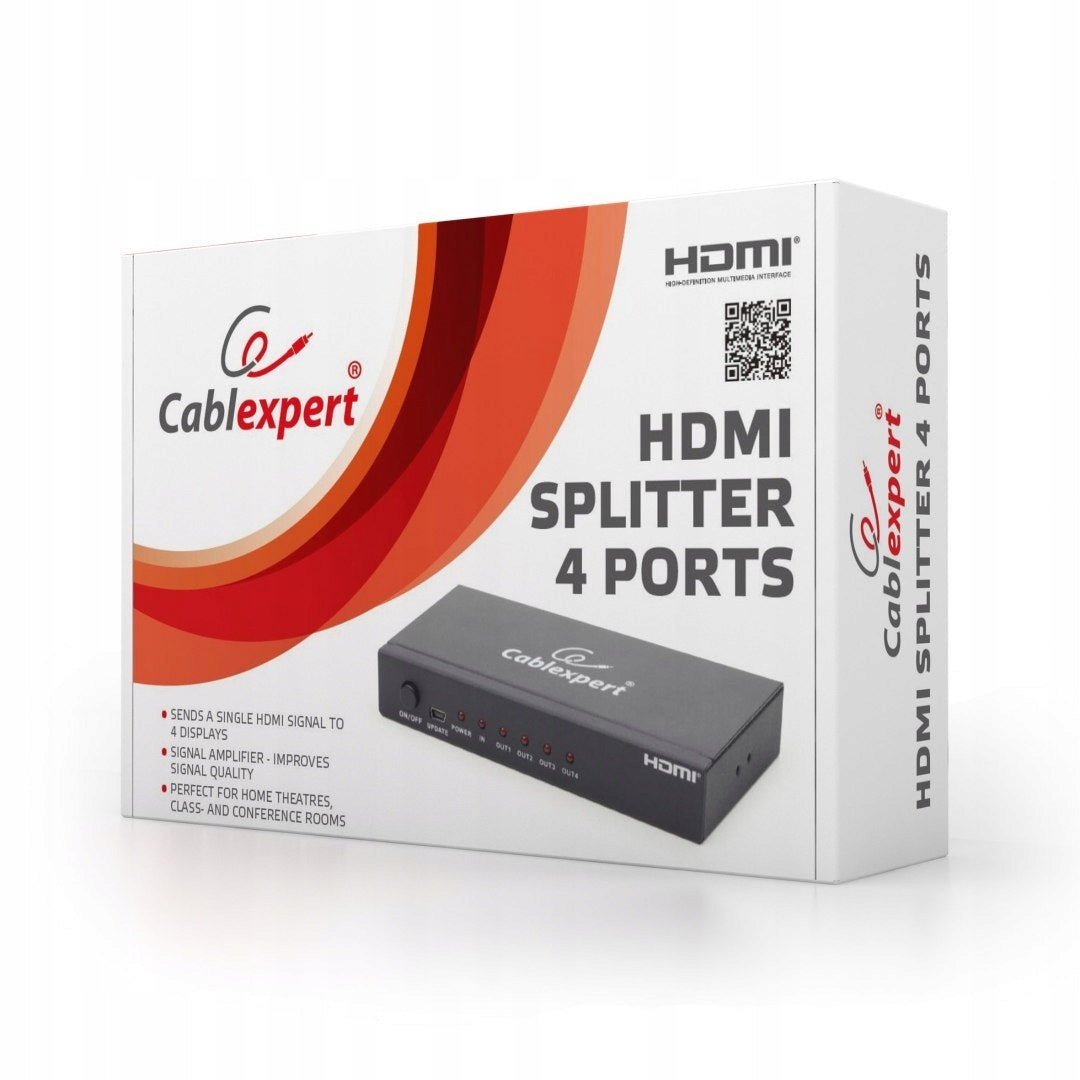 HDMI SPLITTER Adapter 4 PORTS HDMIGEMBIRD DSP-4PH4-02 Manufacturer code DSP-4PH4-02