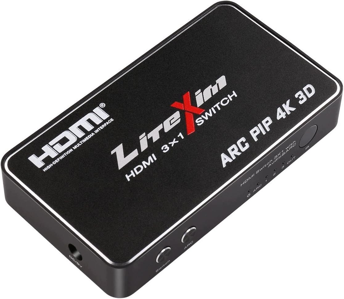 HDMI SWITCH 3X1 SWITCH 4K LITEXIM ARC PIP 4K 3D HUB SPLITTER 4IN1