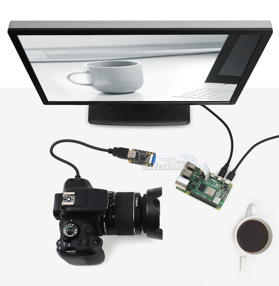 HDMI To CSI Adapter for Raspberry Pi Waveshare 19137 Manufacturer WaveShare