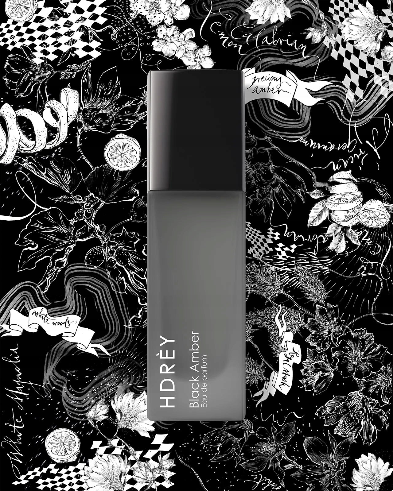 HDREY Eau de Parfum EDP Eau de Parfum Black Amber 100ml Packaging status original