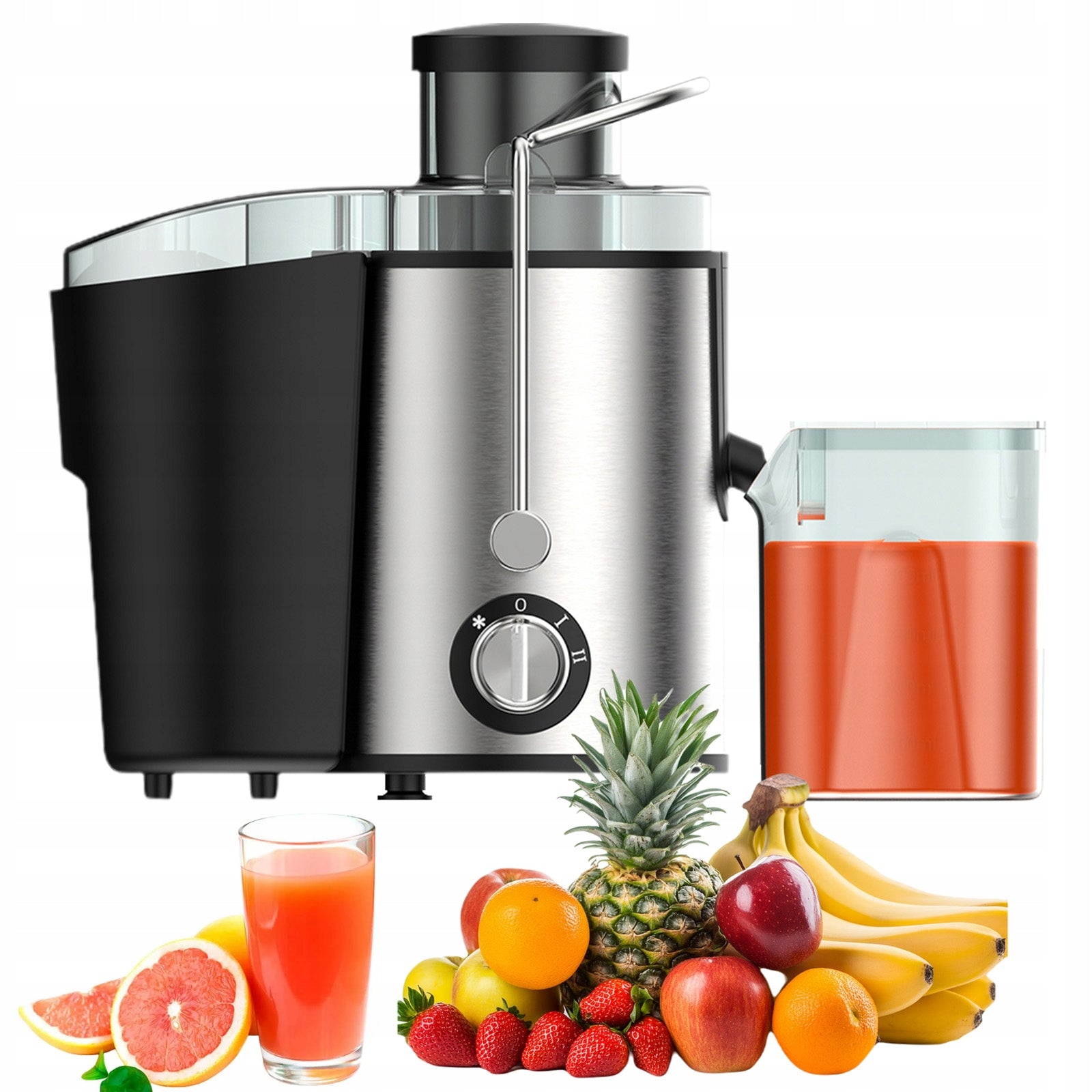HDeye Professional 800W Motor - High-Speed Juicing for Fruits & Vegetables