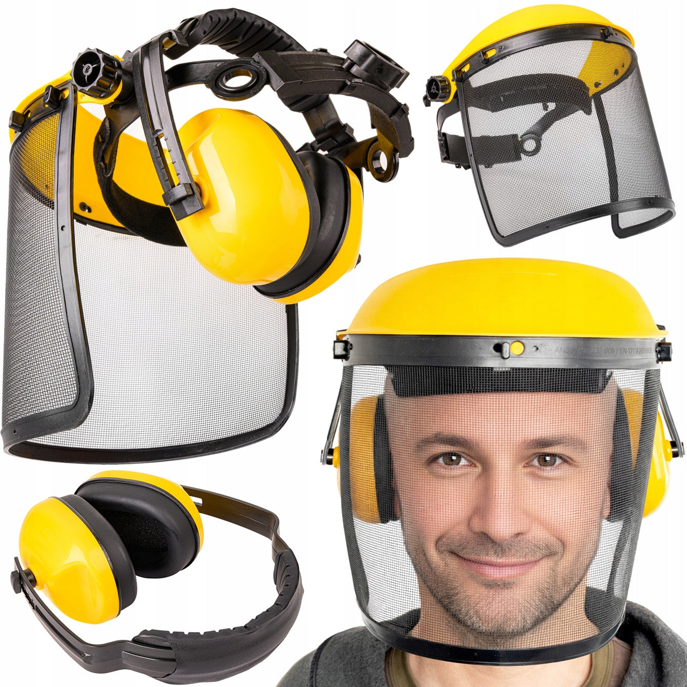 HEAD FACE PROTECTIVE VISOR MASK + EAR CUPS COVER FOR COMBUSTION SCYTHE