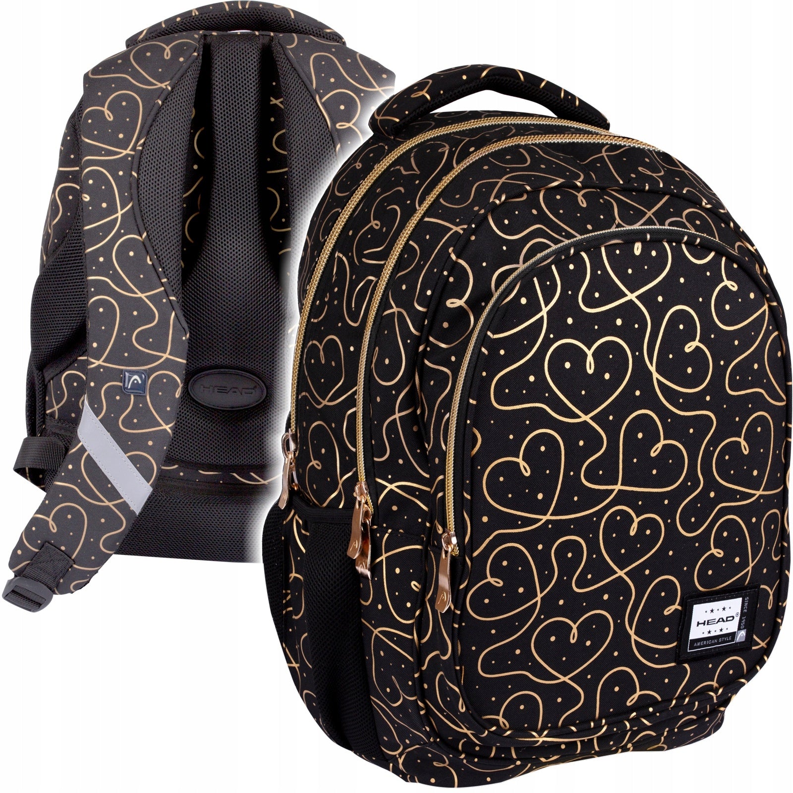 HEAD GOLDEN HEARTS Youth School Backpack