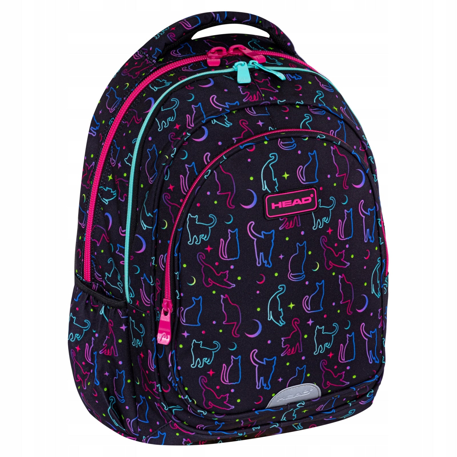 HEAD MIDNIGHT CATS backpack from 3rd class, organizer, laptop compartment EAN (GTIN) 5901137224930