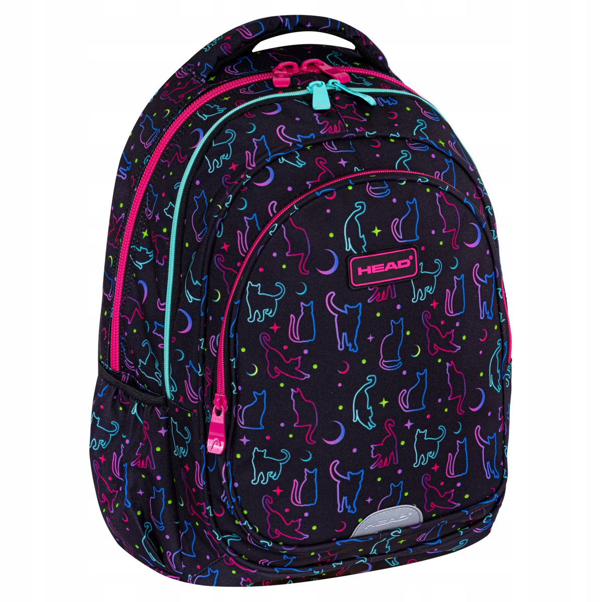 HEAD MIDNIGHT CATS backpack from 3rd class, organizer, laptop compartment EAN (GTIN) 5901137224930