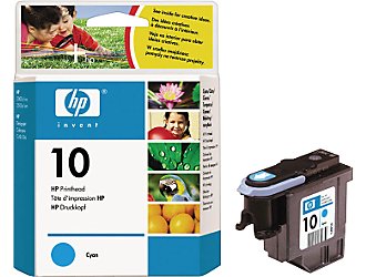 HEAD ORIGINAL HP 10 CYAN C4801A NEW