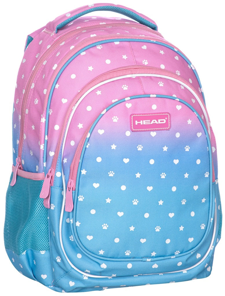 HEAD PASTEL LOVE BACKPACK SCHOOL SATCHEL stylish for girls class.1-3 Packaging status original