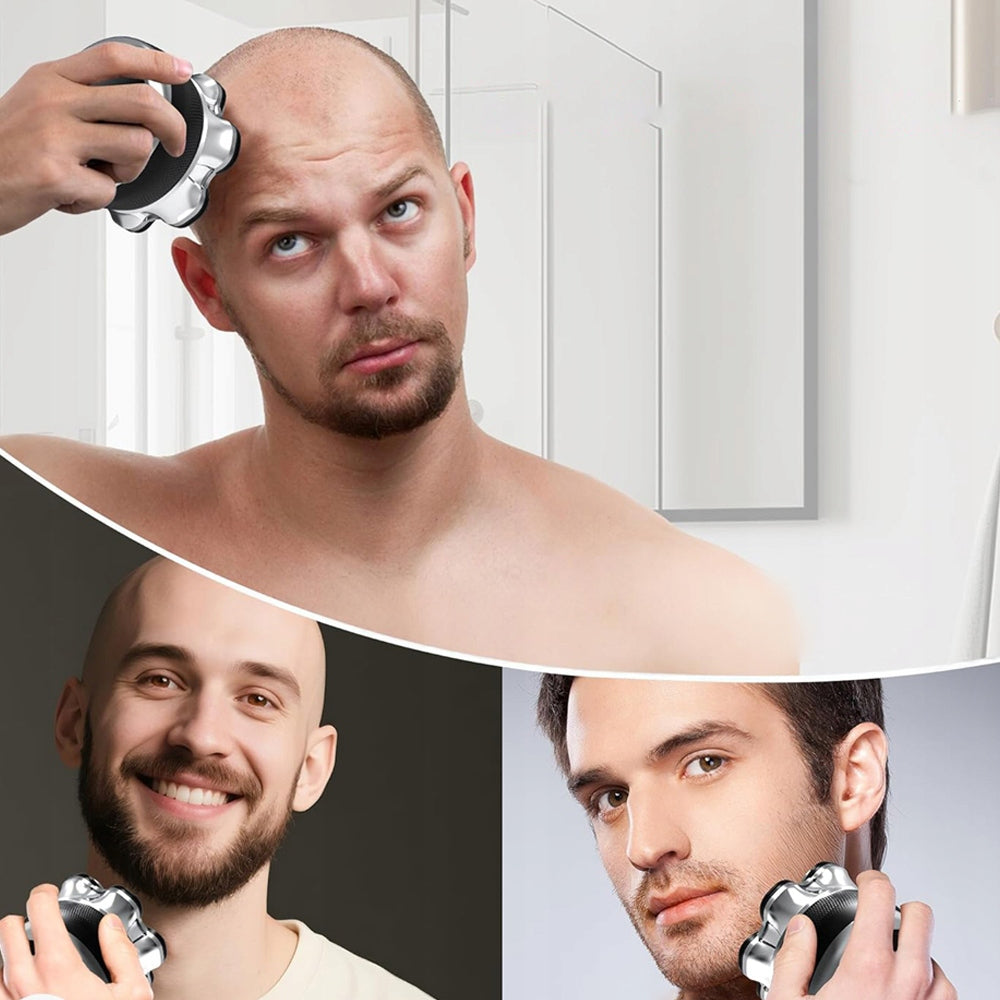 HEAD SHAVER 7 HEADS TRIMMER WATERPROOF LCD TRAVEL LOCK Brand no brand