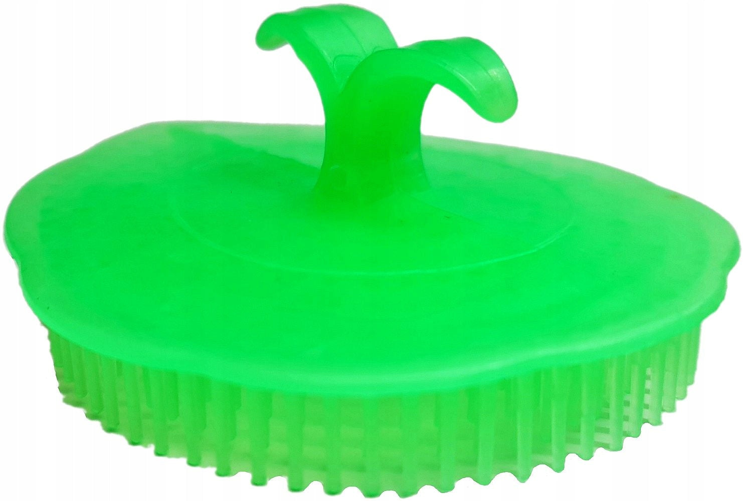 HEAD WASH MASSAGE BRUSH MASSAGER WASHCLOTH Model MYJKA KOLOR ZIELONY