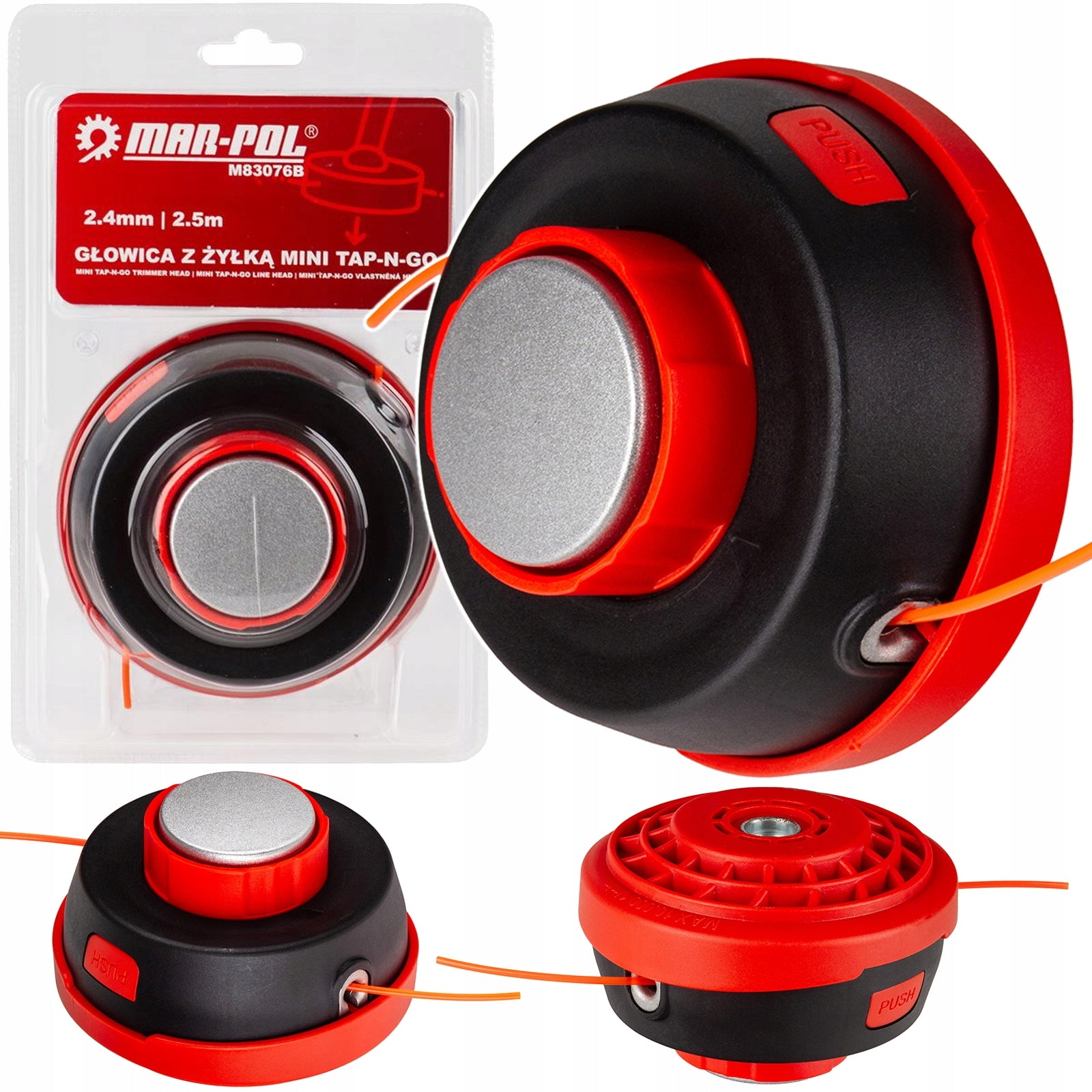 HEAD WITH LINE DEMON MINI TAP-N-GO UNIVERSAL M10 /BLISTER/ Brand Mar-Pol