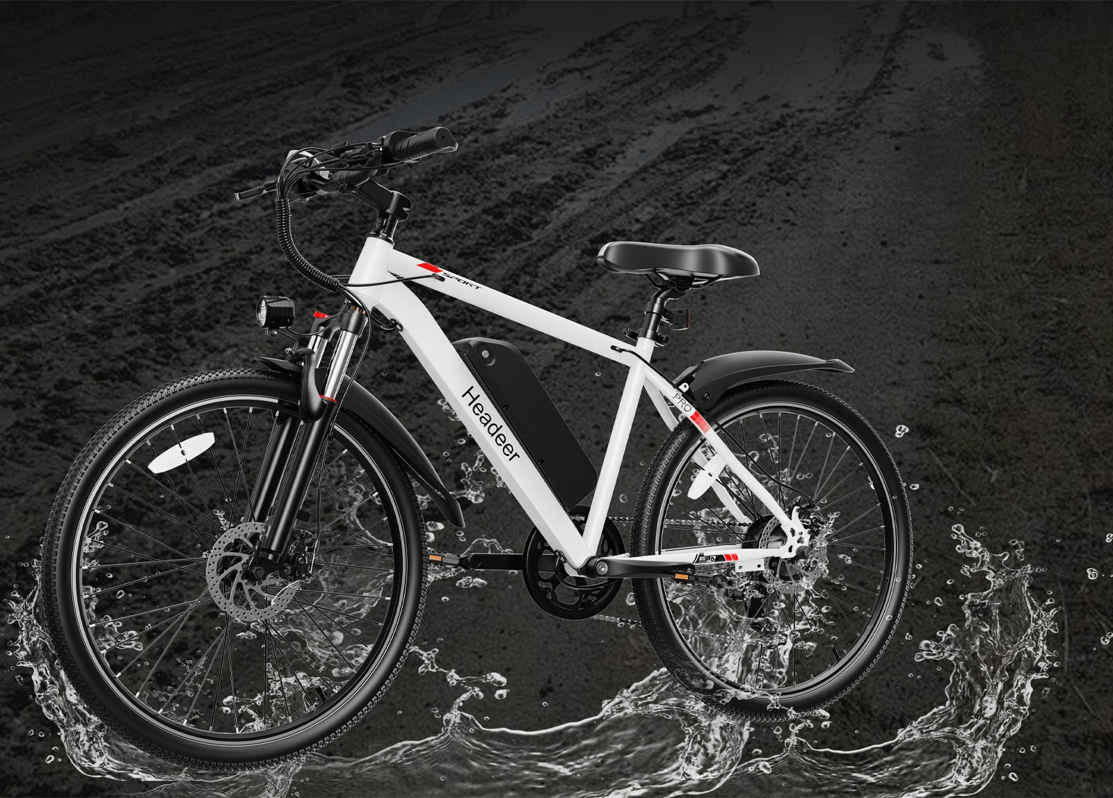 HEADEER BK1350 Electric Bike 500W 48V 15.6Ah 35km/h 80km Range 26" Manufacturer code HEADEER BK1350 766619480519