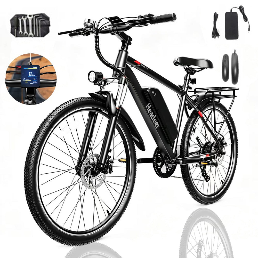 HEADEER BK1350 Electric Vehicle 500W 48V 15Ah 35km/h 80km 26″ Off-Road