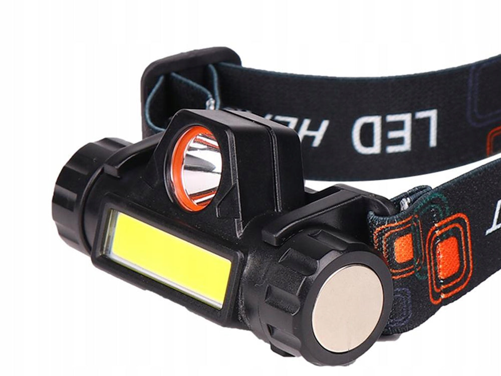 HEADLAMP COB 2IN1 HEADLAMP WITH MAGNET HEADLAMP ADJUSTABLE LED Brand no brand