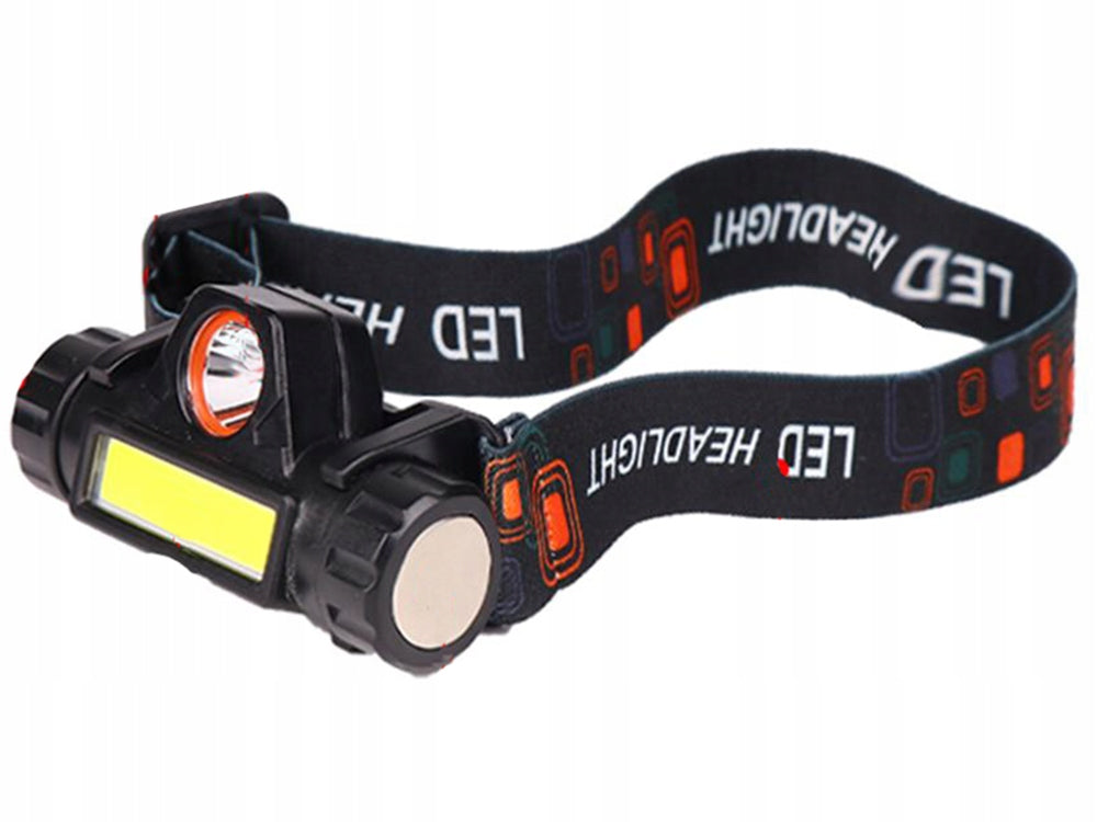 HEADLAMP COB 2IN1 HEADLAMP WITH MAGNET HEADLAMP ADJUSTABLE LED Manufacturer code latarka czołowa wedkarska