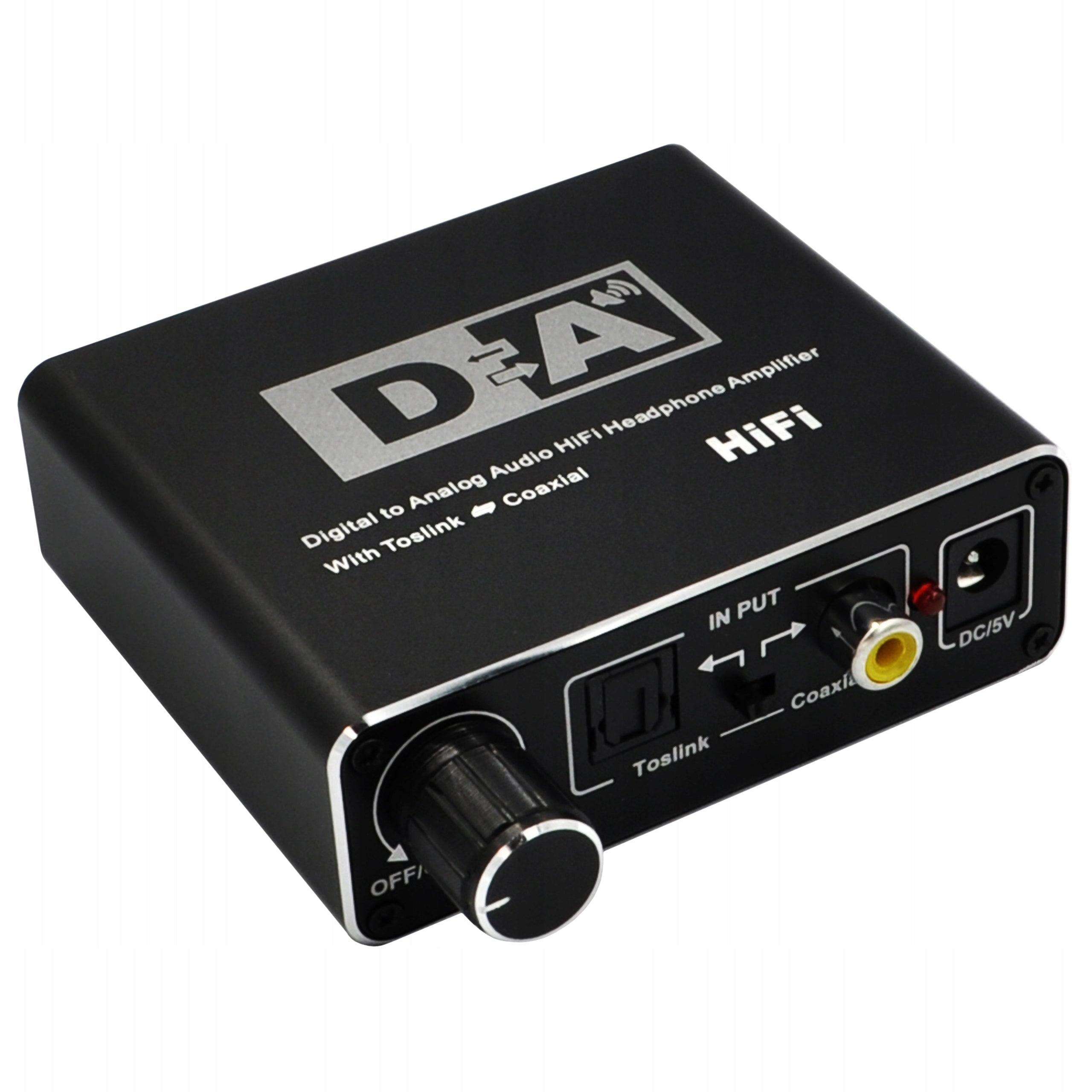 HEADPHONE AMPLIFIER DAC CONVERTER HIFi TOSLINK COAXIAL 2x CINCH WIREWAY Brand WireWay