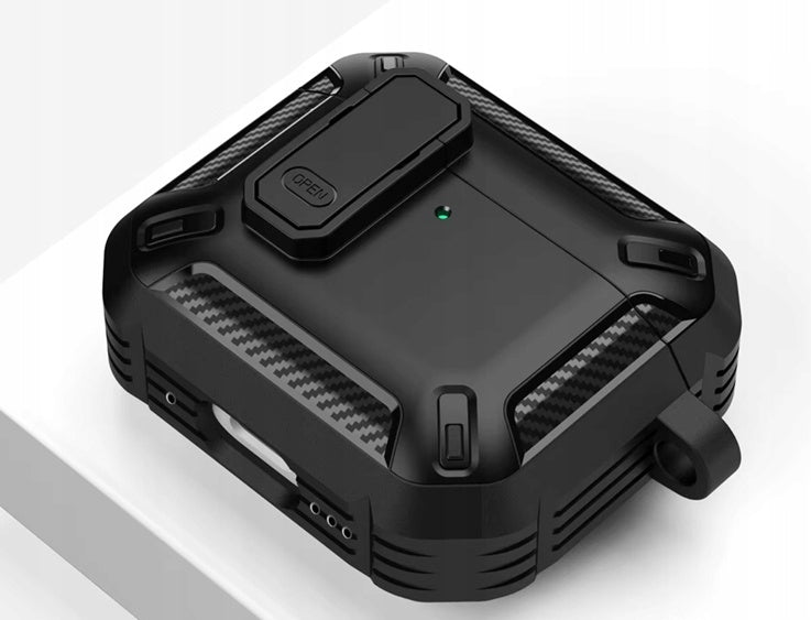 HEADPHONE CASE FOR APPLE AIRPODS PRO 3 CASE ARMORED CARABINER 2in1 Brand EtuiTab