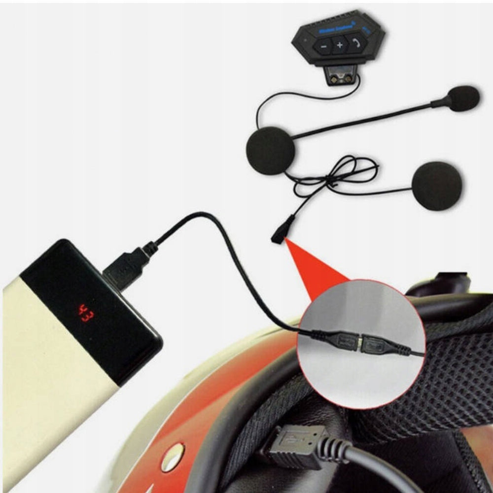 HEADPHONES Bluetooth 4.0 HEADSET MOTORCYCLE for Helmet