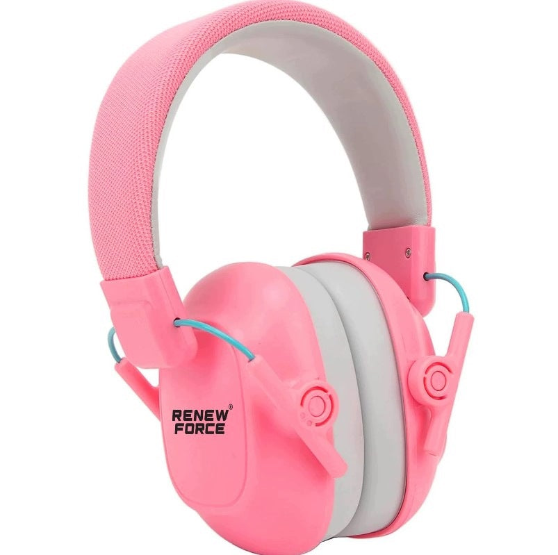HEADPHONES FOR CHILDREN SOUNDPROOFING KM-5-PINK noise reduction,light