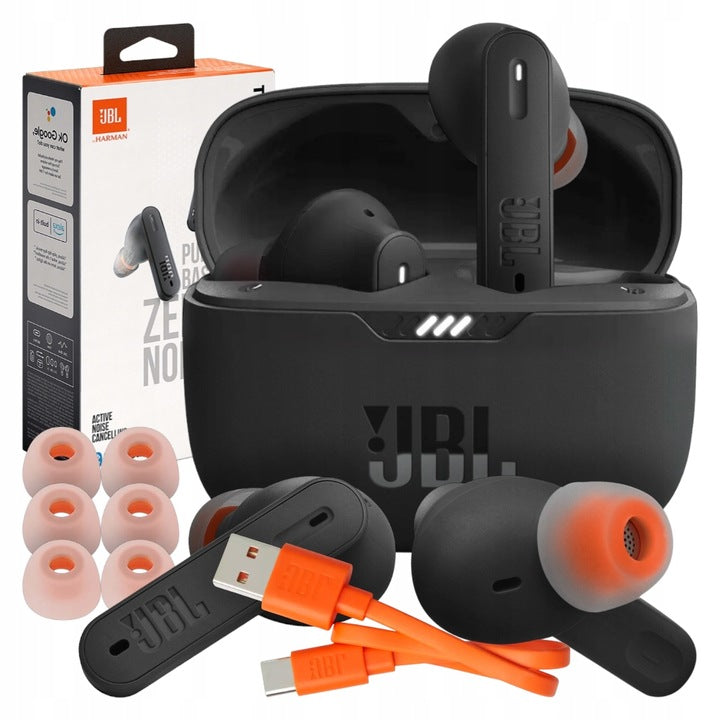HEADPHONES JBL TUNE 230NC ANC WIRELESS IN-EAR BLUETOOTH BLACK 10 h