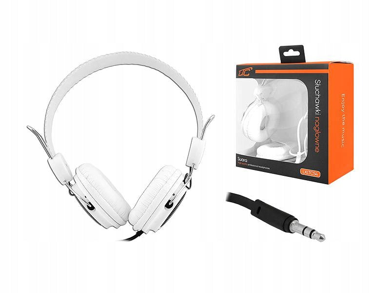 HEADPHONES LTC ON-EAR LTC54 WHITE. Brand LTC
