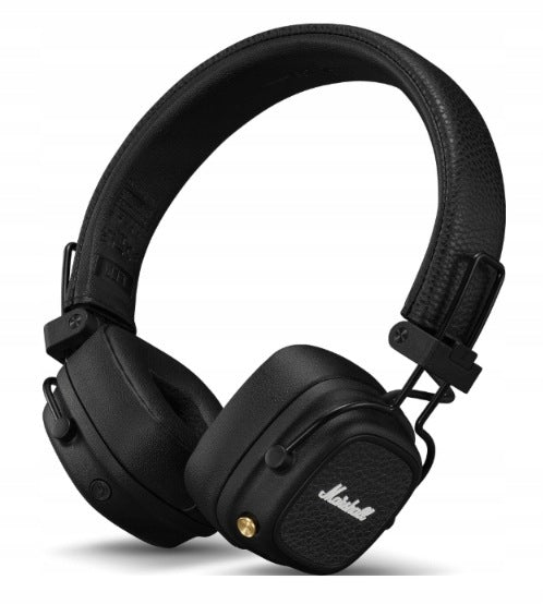 HEADPHONES MARSHALL MAJOR V WIRELESS ON-EAR BLACK RETRO 100 H BT 5.3