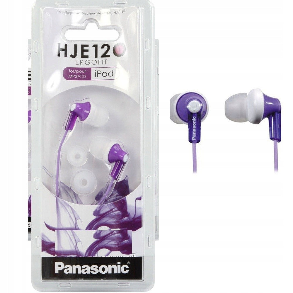 HEADPHONES PANASONIC RP-HJE120 purple