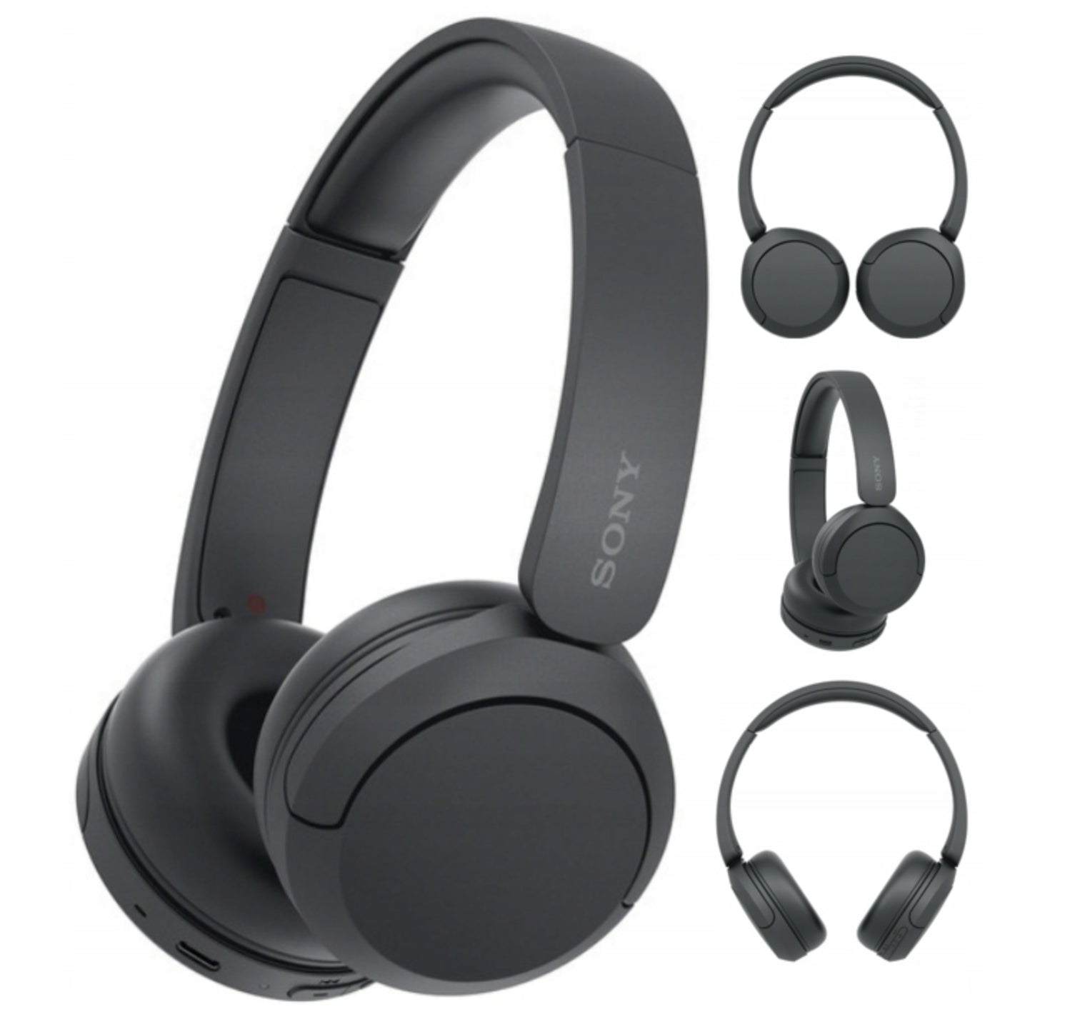 HEADPHONES SONY WIRELESS COMFORTABLE BLACK FOR SPORTS MUSIC UNIVERSAL Packaging status original
