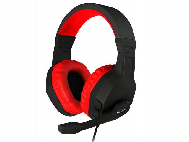 HEADPHONES WITH MICROPHONE GAMING NATEC GENESIS 200 ON-EAR FOR GAMERS LARGE