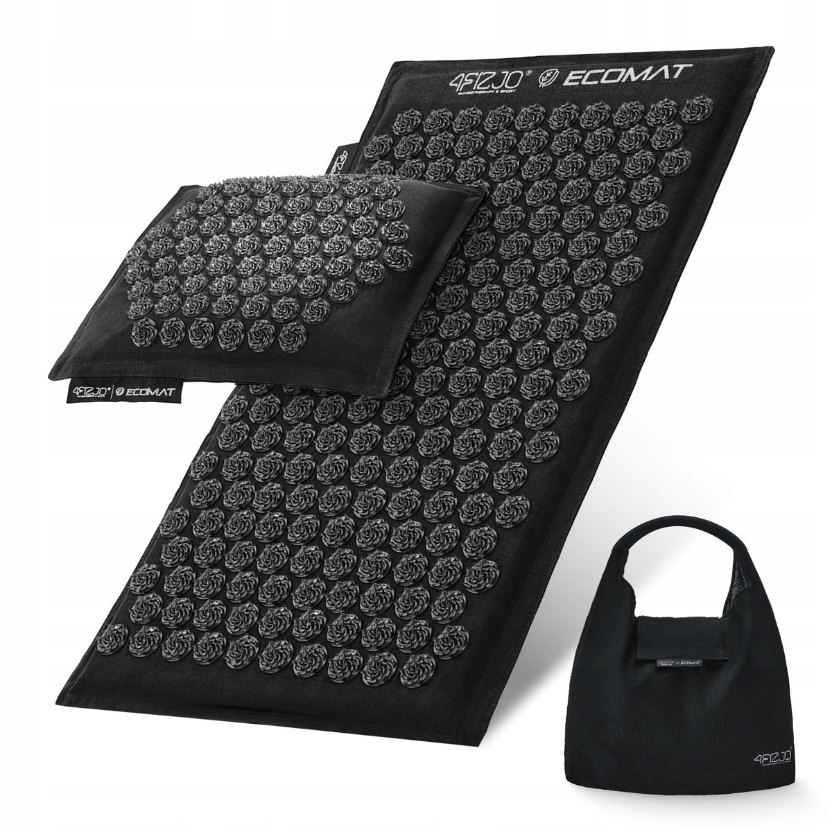 HEALTH ACUPRESSURE MAT WITH SPIKES ECO MASSAGE SET WITH PILLOW