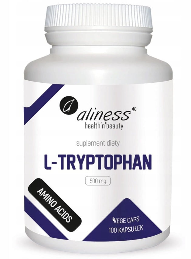 HEALTHY SLEEP MEMORY & CONCENTRATION Aliness L-Tryptophan 500mg 100vcaps