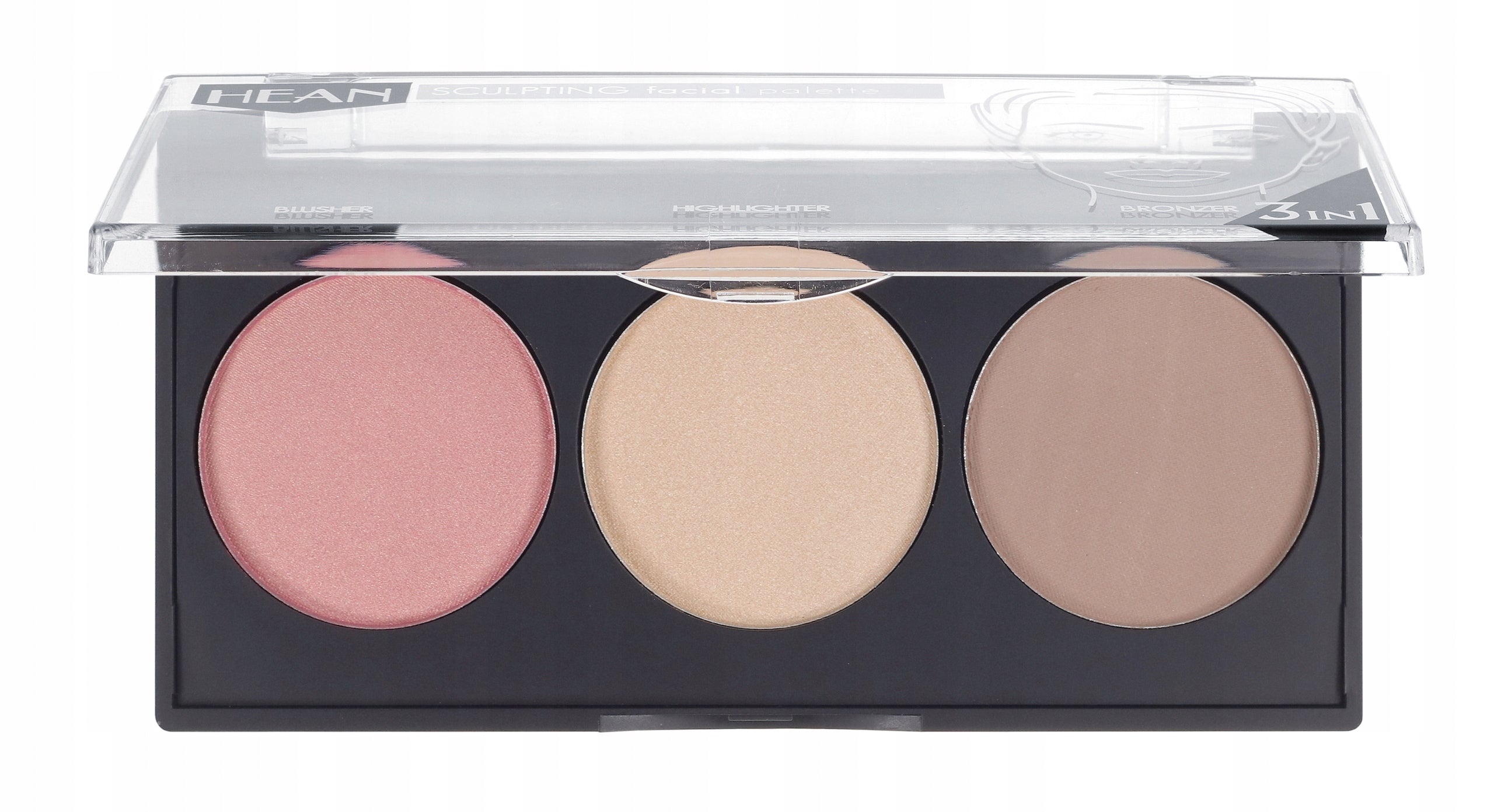 Gesichtskonturpalette Hean Sculpting, 10,5 g 