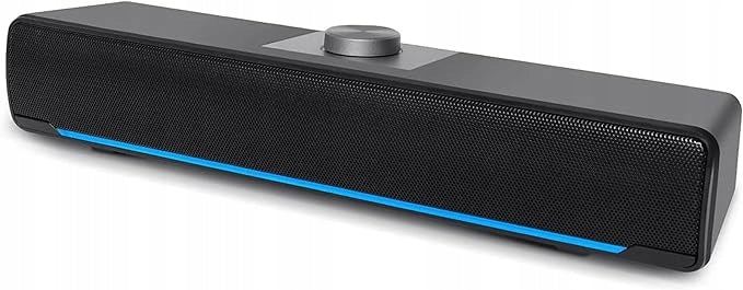 HEANTTV FD009 COMPUTER SPEAKERS WIRED SOUNDBAR USB LED