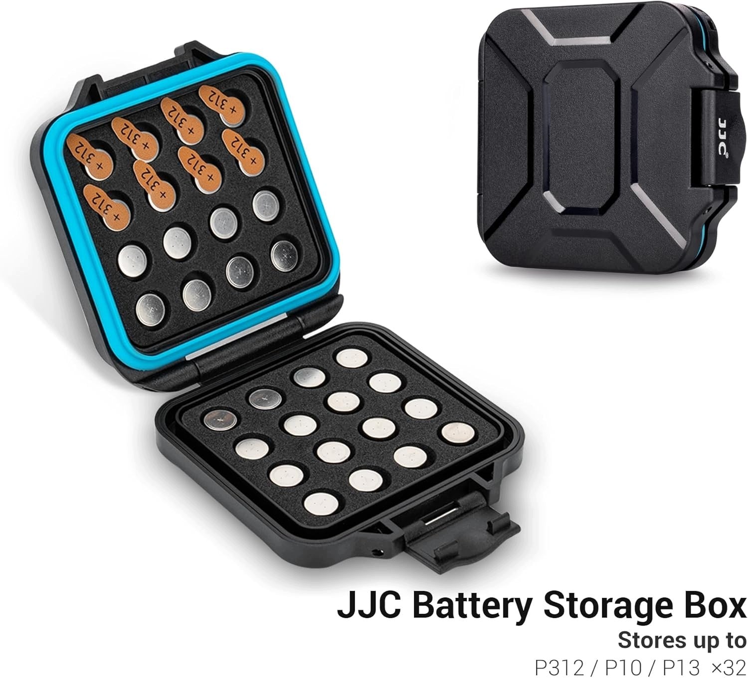 HEARING AID BATTERY CASE 312 13 10 WATERPROOF 32PCS Medical device no