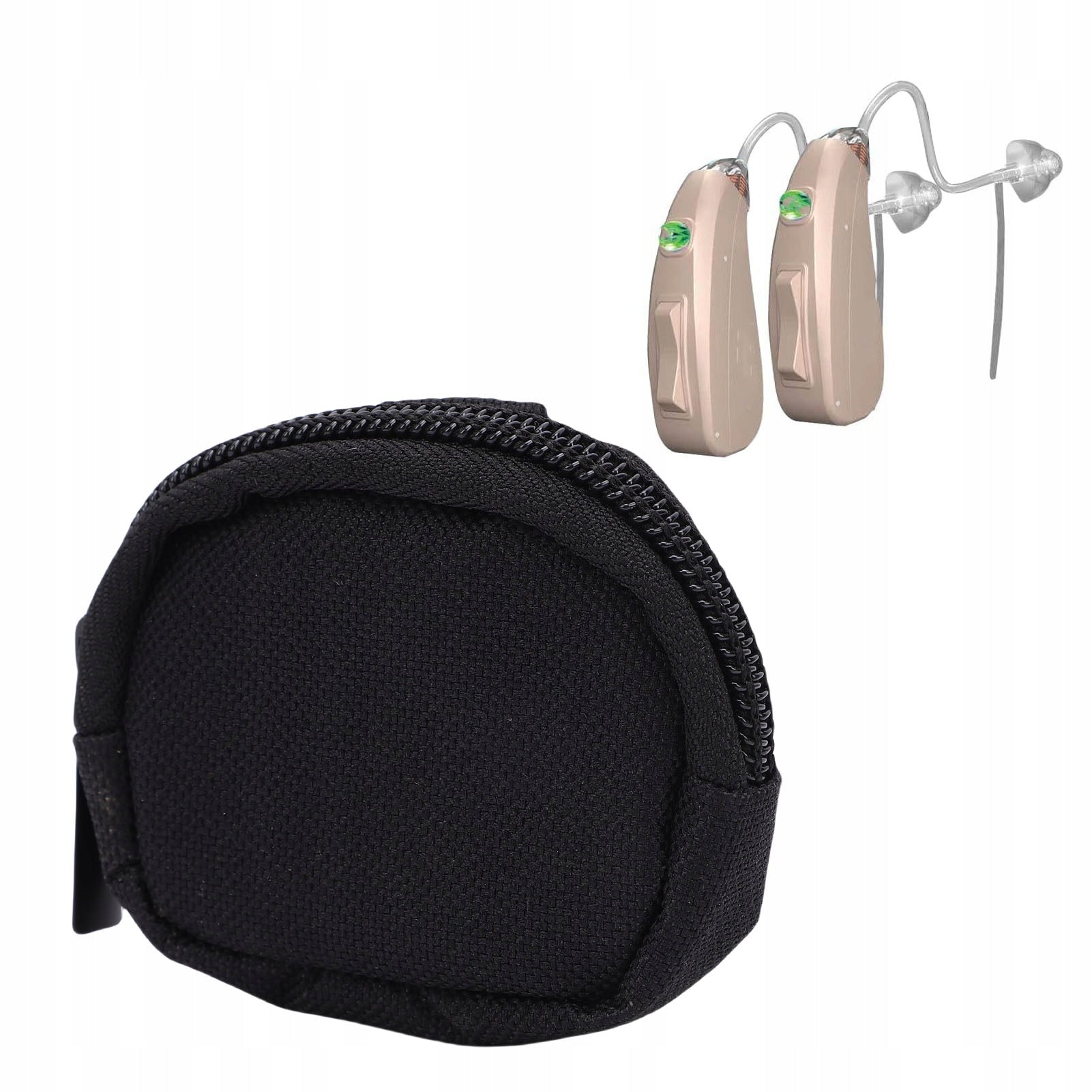 HEARING AID CASE BLACK