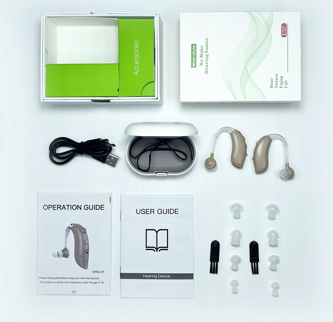HEARING AID CERTIFIED BATTERY HEARING AMPLIFIER 1 Pair Medical device no