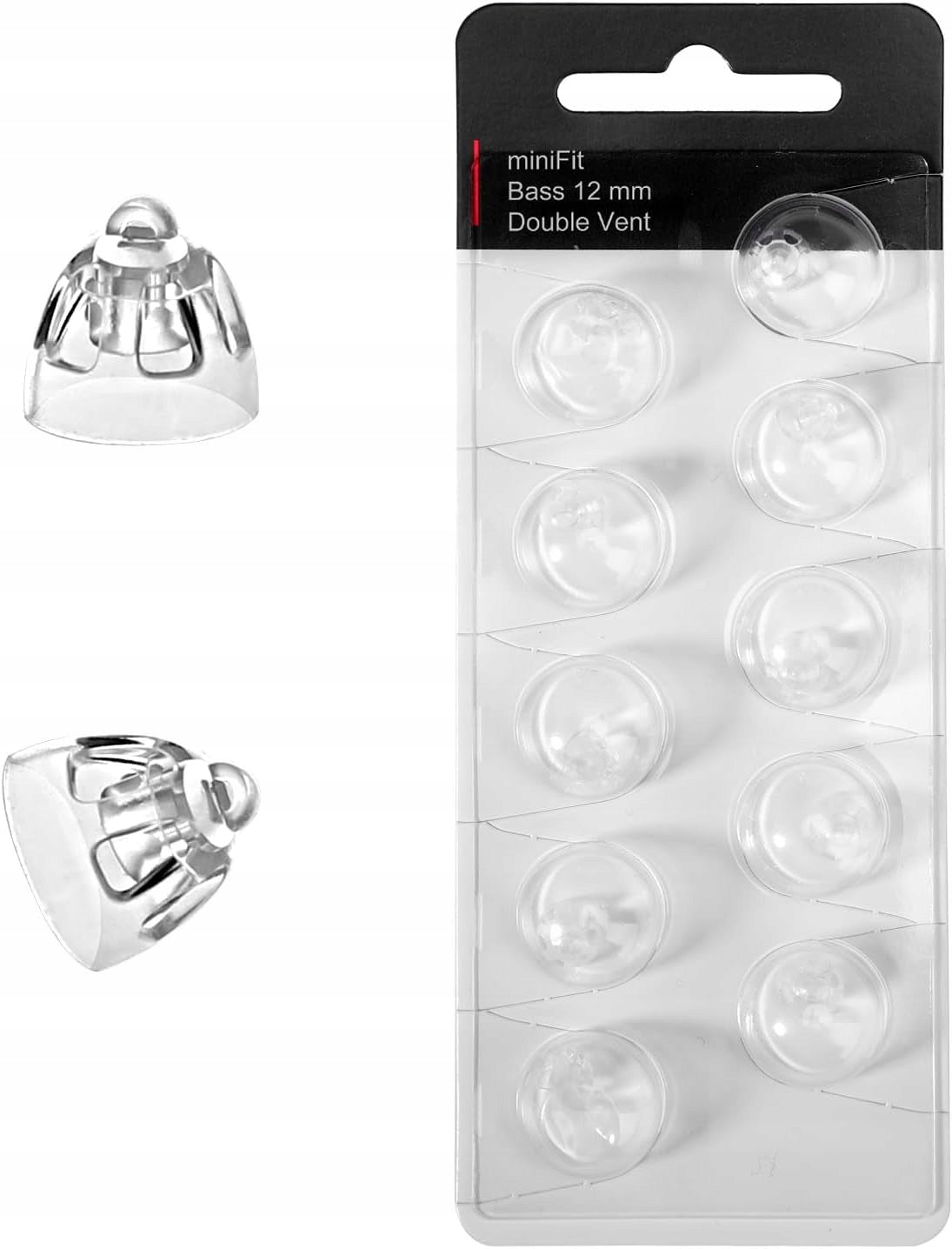 HEARING AID COVERS 12MM SILICONE 10PCS REPLACEMENT