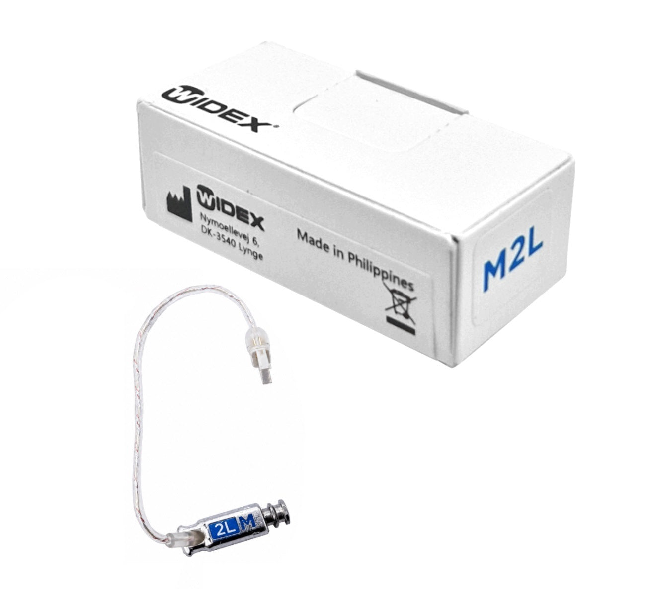 HEARING AID HEADPHONE RECEIVER LEFT WIDEX M-receiver RIC M 2L