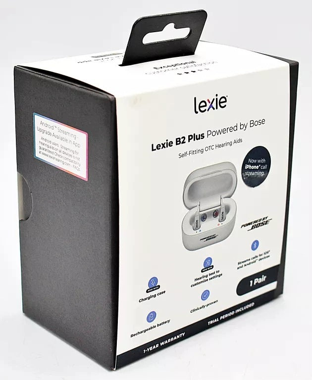 HEARING AID LEXIE B2 PLUS POWERED BY BOSE BLUETOOTH CASE Medical device yes