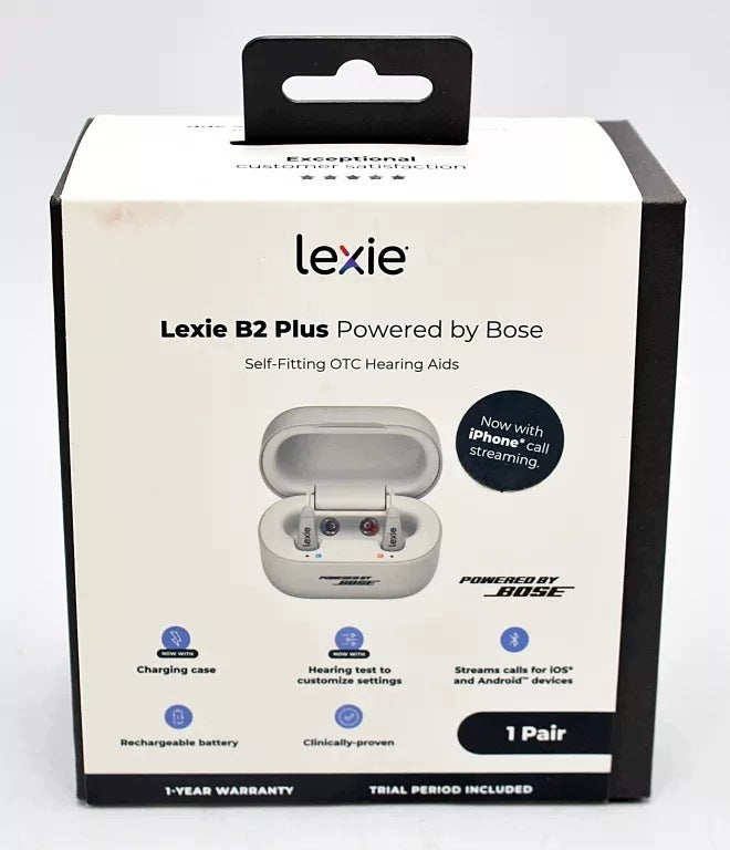 HEARING AID LEXIE B2 PLUS POWERED BY BOSE BLUETOOTH CASE