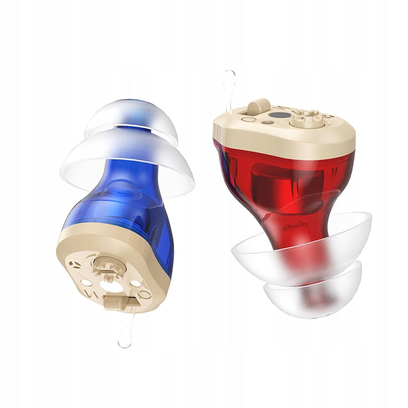 HEARING AID RECHARGEABLE 2-IN-1 IN-EAR HEARING AMPLIFIER LANDMED PREMUM Packaging status original