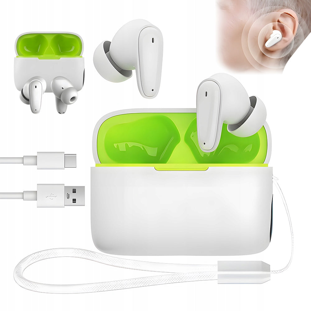 HEARING AID RECHARGEABLE EARBUD HEARING AMPLIFIER HEARING AIDS +ETUI